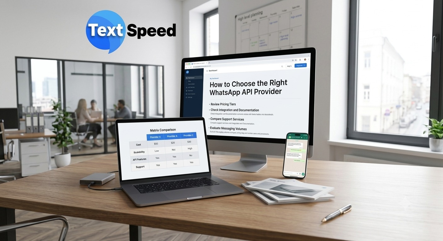 How to Choose the Right WhatsApp API Provider| Textspeed