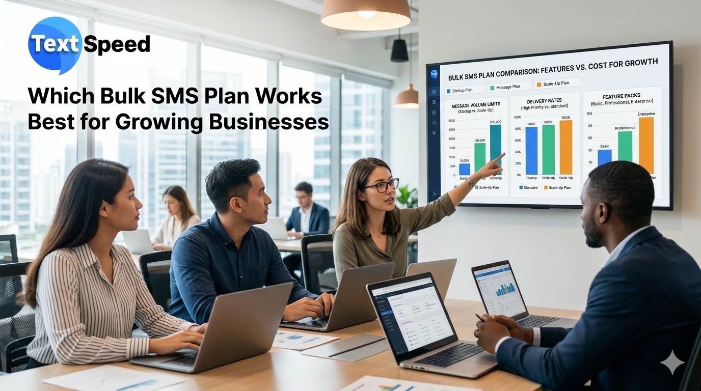 Which Bulk SMS Plan Works Best for Growing Businesses| Textspeed