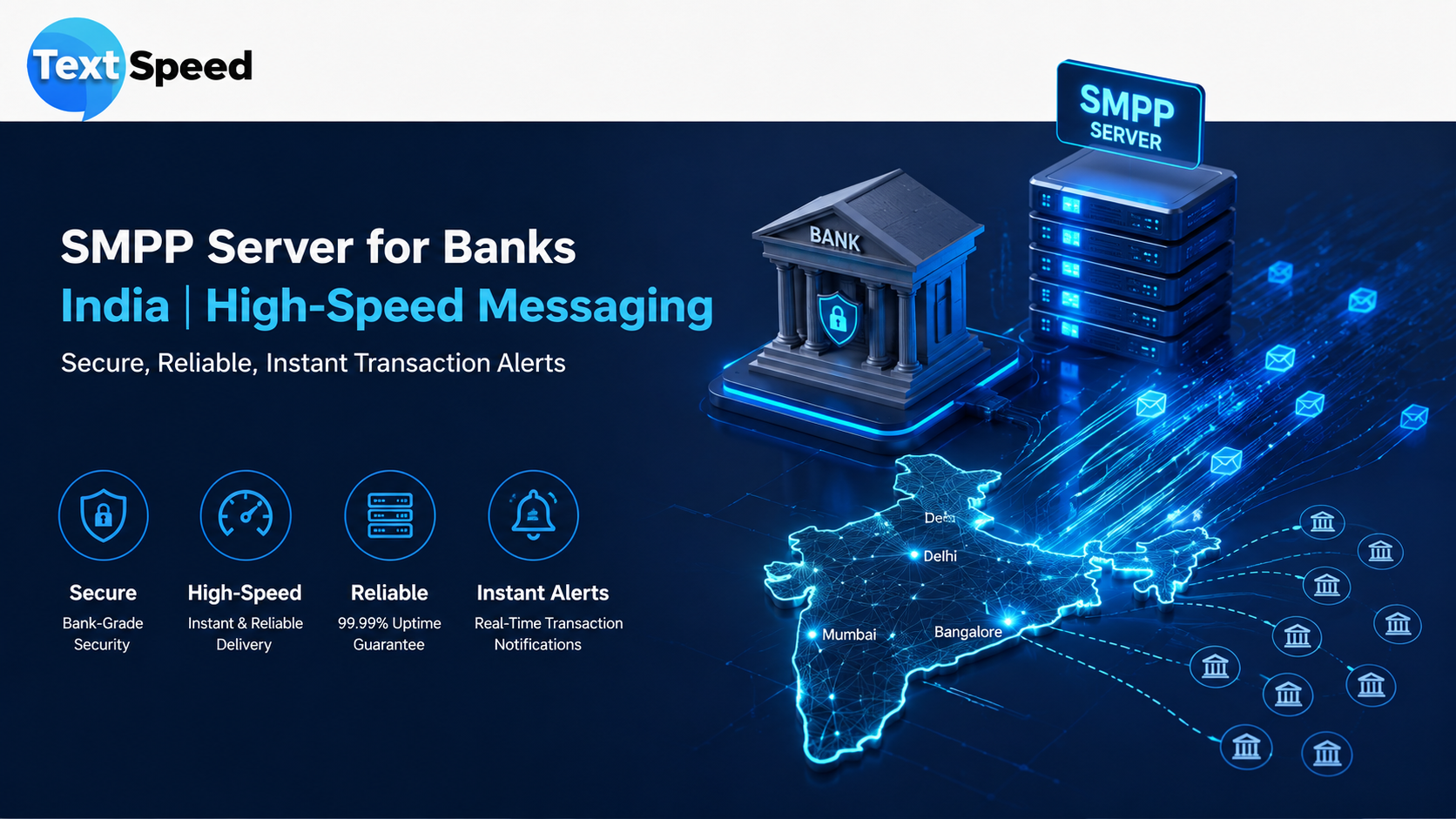 SMPP Server for Banks India | High-Speed Messaging