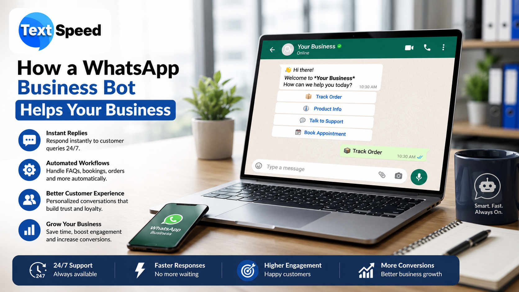How a WhatsApp Business Bot Helps Your Business