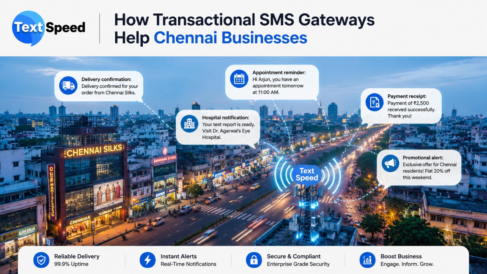How Transactional SMS Gateways Help Chennai Businesses
